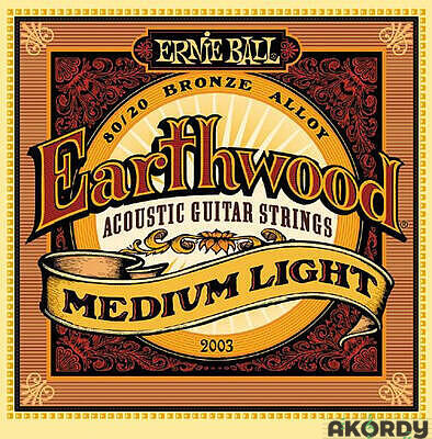 ERNIE BALL Earthwood 80/20 Bronze Medium-Light