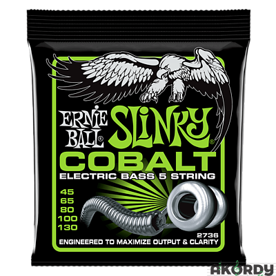 ERNIE BALL 5-string Cobalt Bass .045/.130 - 1