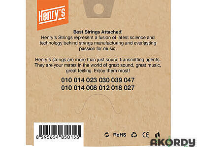 Henry's Strings HAB12ST10 .010/.050 12.str - 3
