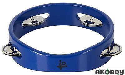 IQ PLUS 6&quot; Blue Wood Tambourine - 3